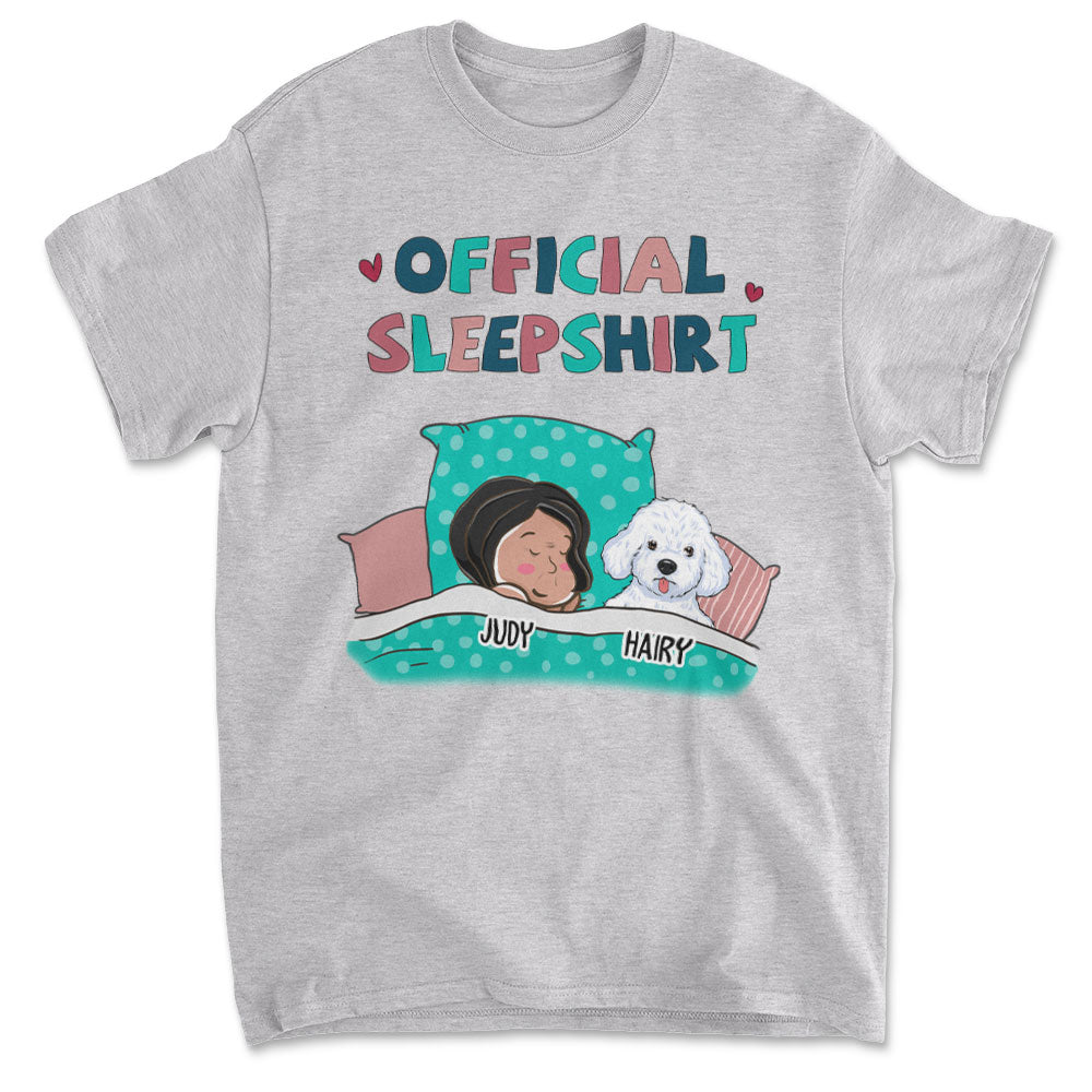 Customizable Dog Lover's Unisex Sleepshirt T-shirt