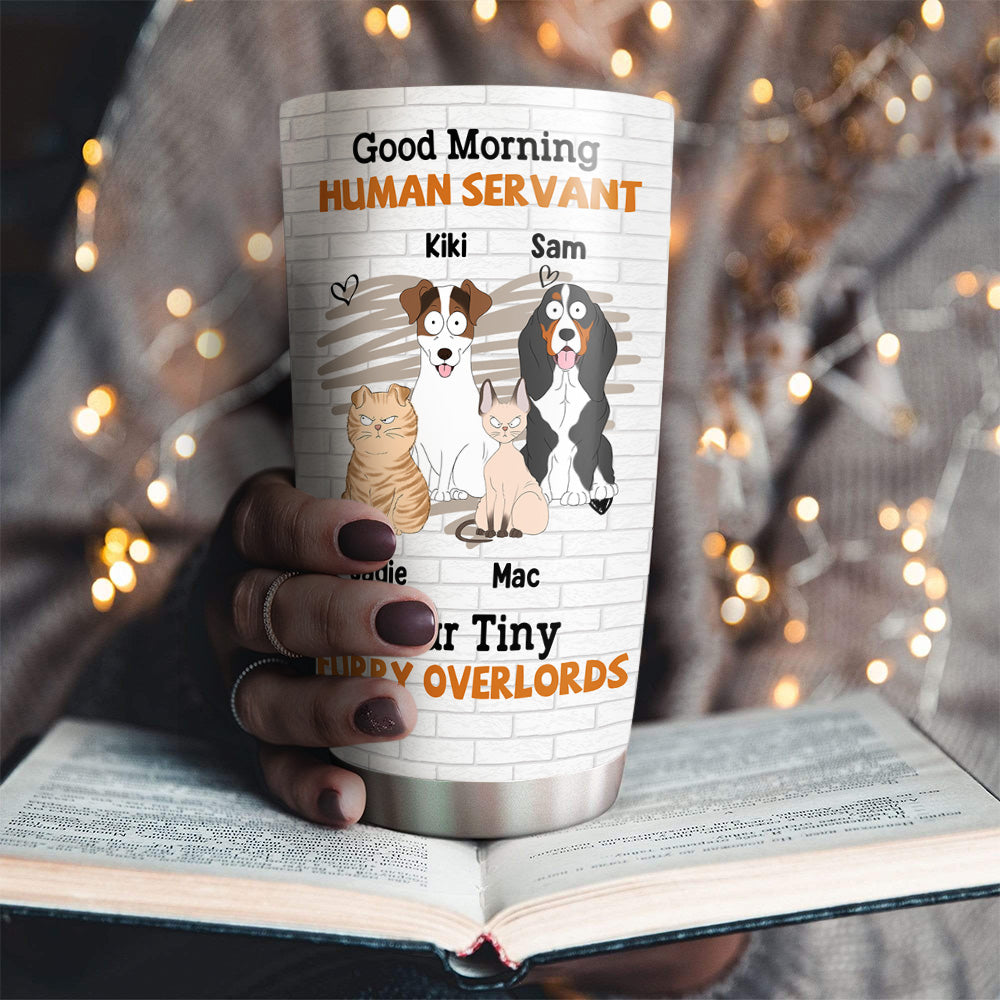 Tiny Pet Overlord - Customizable Personalized Tumbler for Unique Expressions