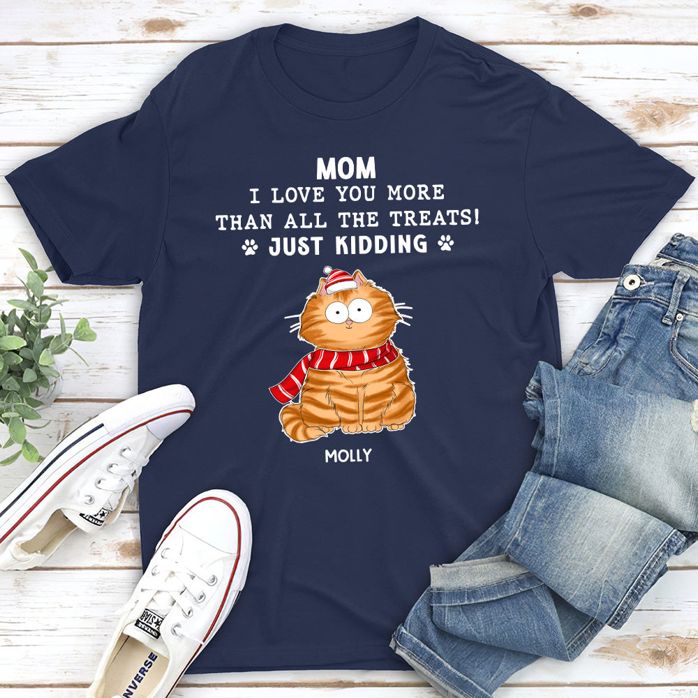 Customizable All-Cat Treats Unisex T-Shirt - Ideal Gift for Pet Lovers