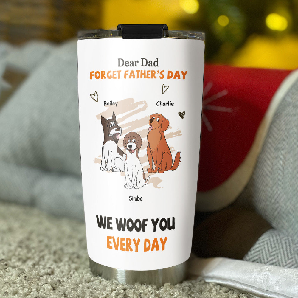 Daily Woof - Personalized Custom Tumbler for All Occasions