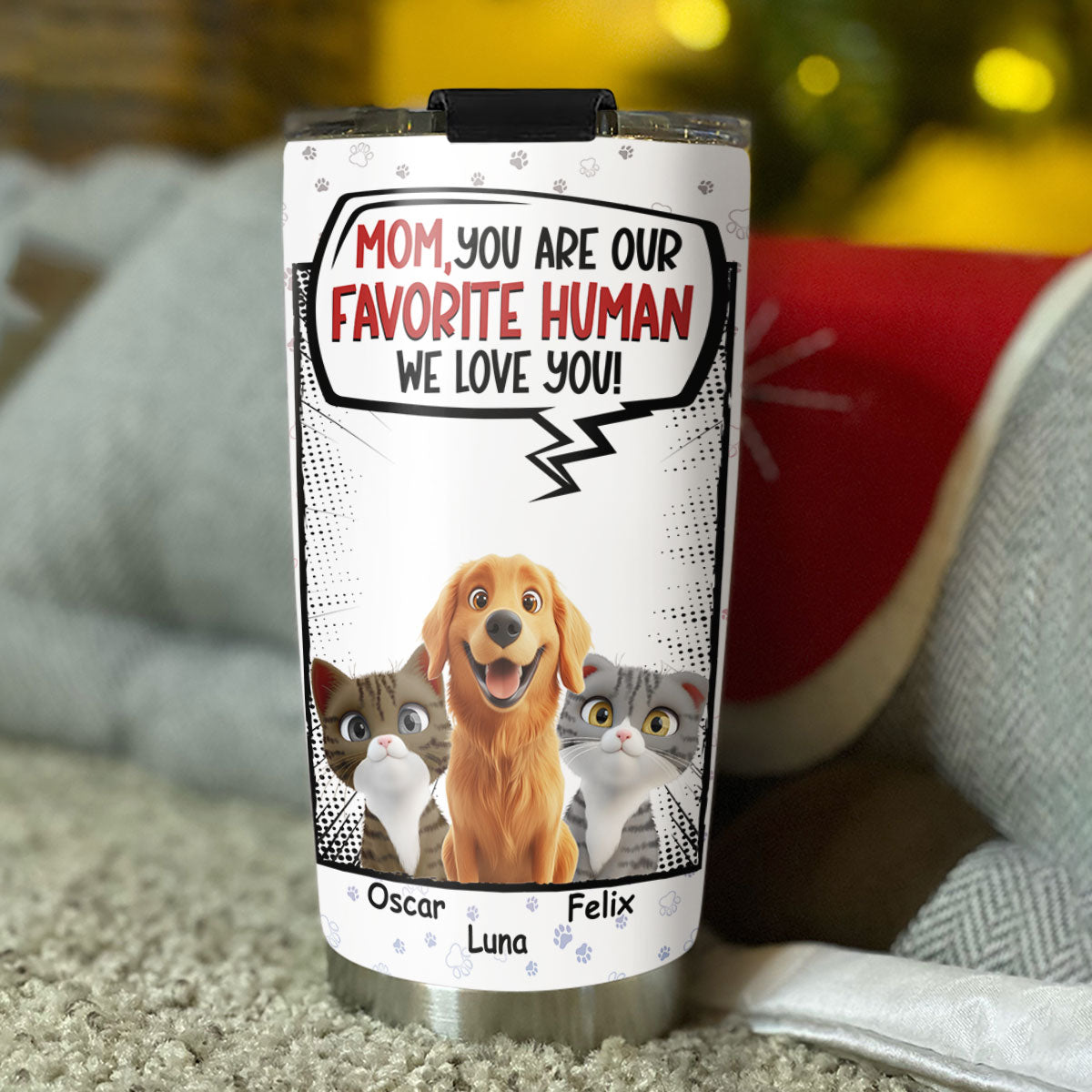 Customizable Favorite Pet Tumbler - Personalized for You
