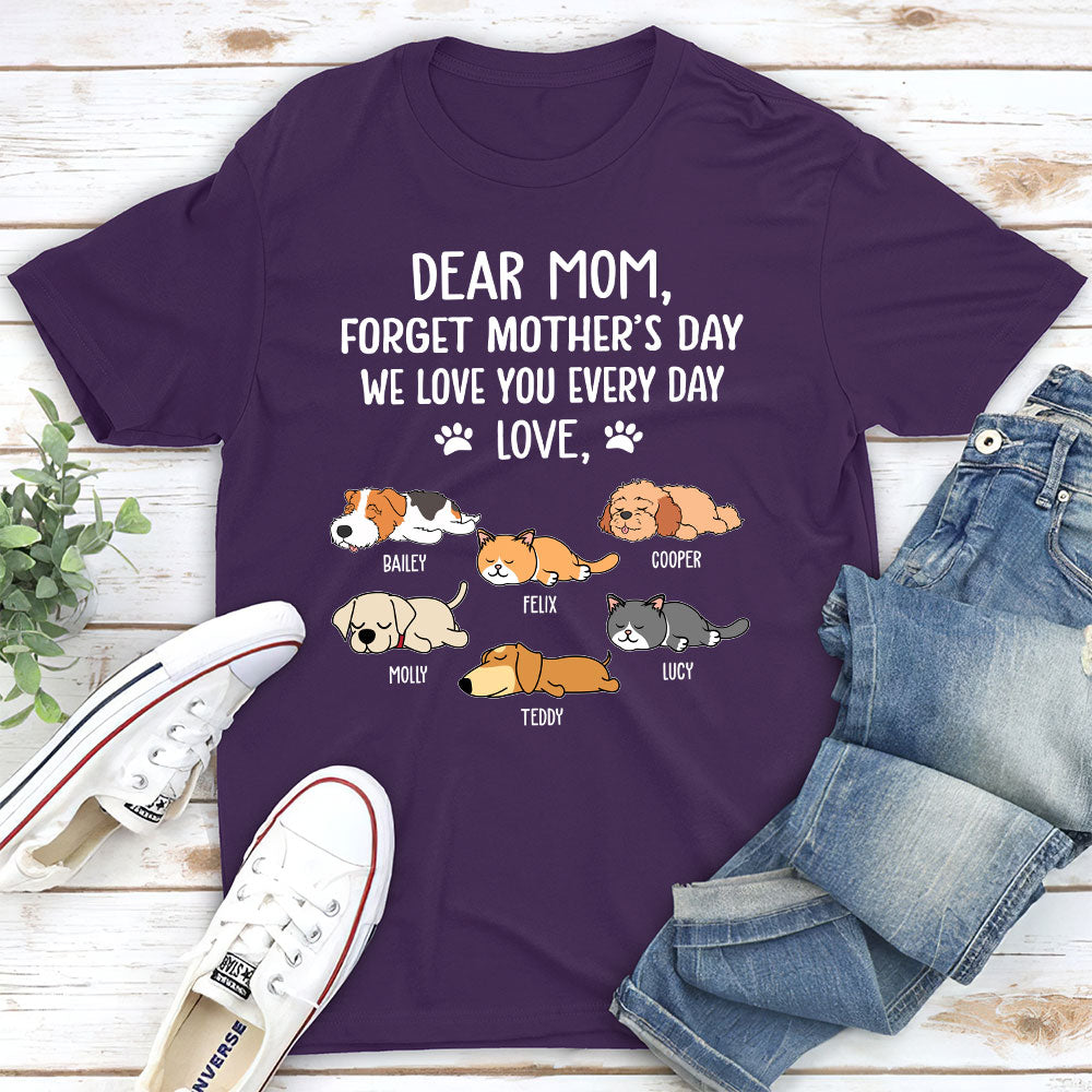Love You Every Day - Customizable Unisex Pet Lover's T-shirt