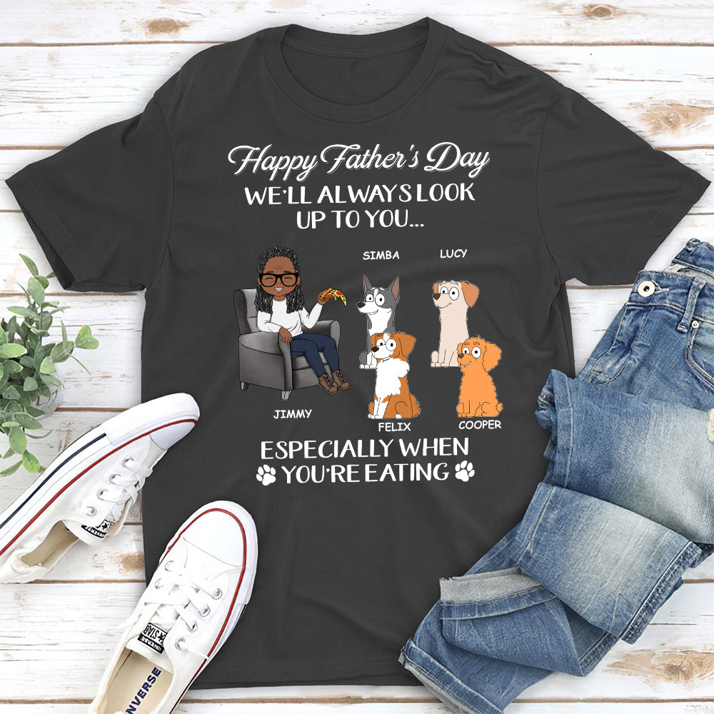 Personalized Custom Unisex T-shirt - A Perfect Gift for Pet Lovers and Dads