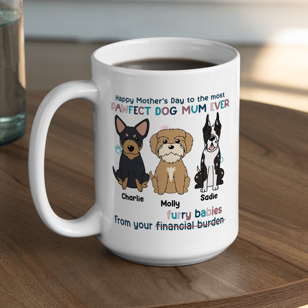 Personalized Custom Coffee Mug: A Furry Baby's Loving Servant for Pet Lovers