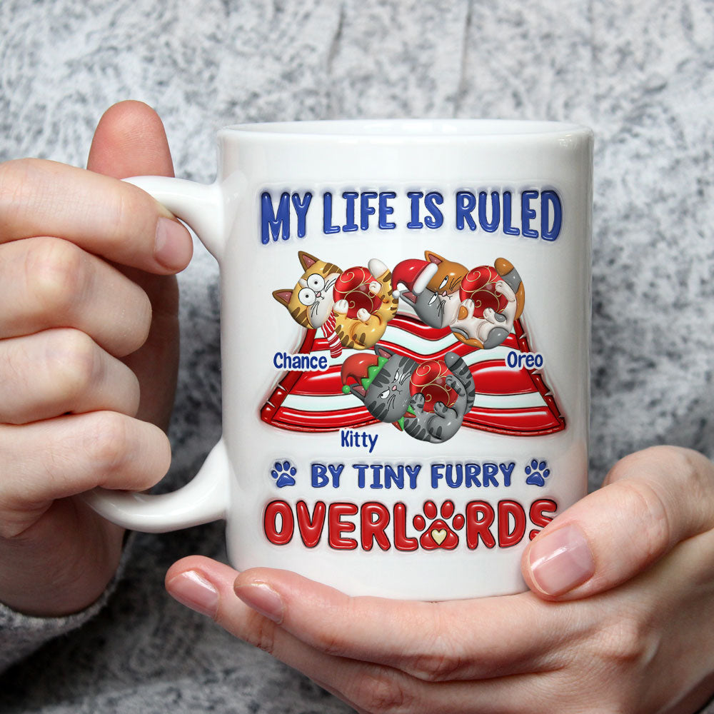 Personalized 3D Inflated Effect Cute Furry Overlords Mug