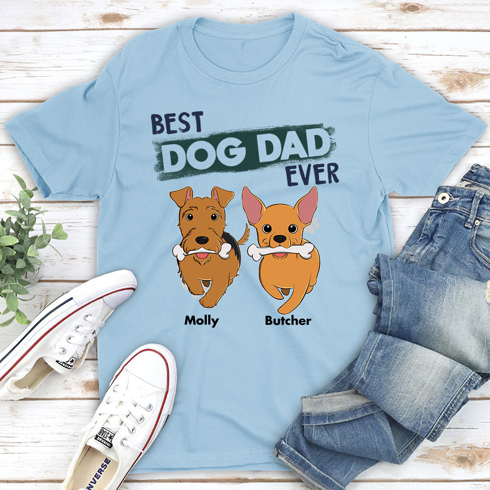 You're the Ultimate Dog Dad - Personalized Custom Unisex T-shirt for Pet Lovers