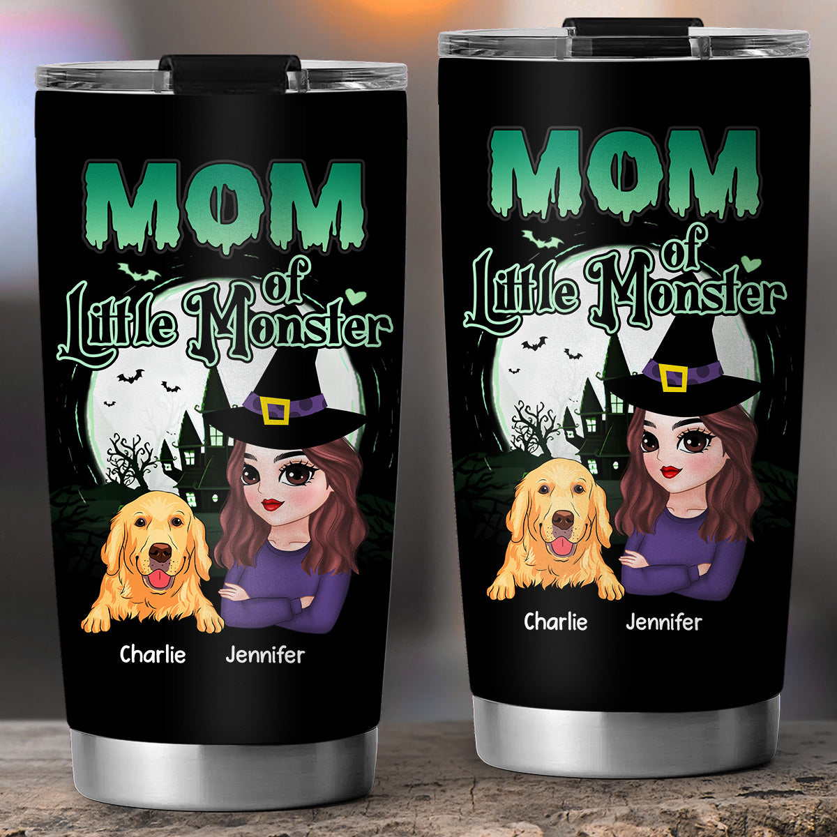 Personalized 'Mom Of Little Monsters' Custom Tumbler - Ideal for All Occasions