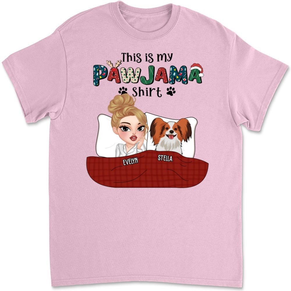 Customizable Pawjama Unisex T-shirt - Ideal Gift for Pet Lovers