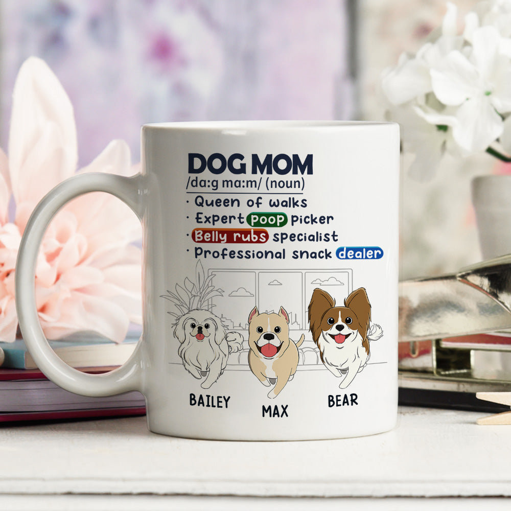 Personalized Dog King Queen of Walks Custom Coffee Mug - Ideal Gift for Loved Ones