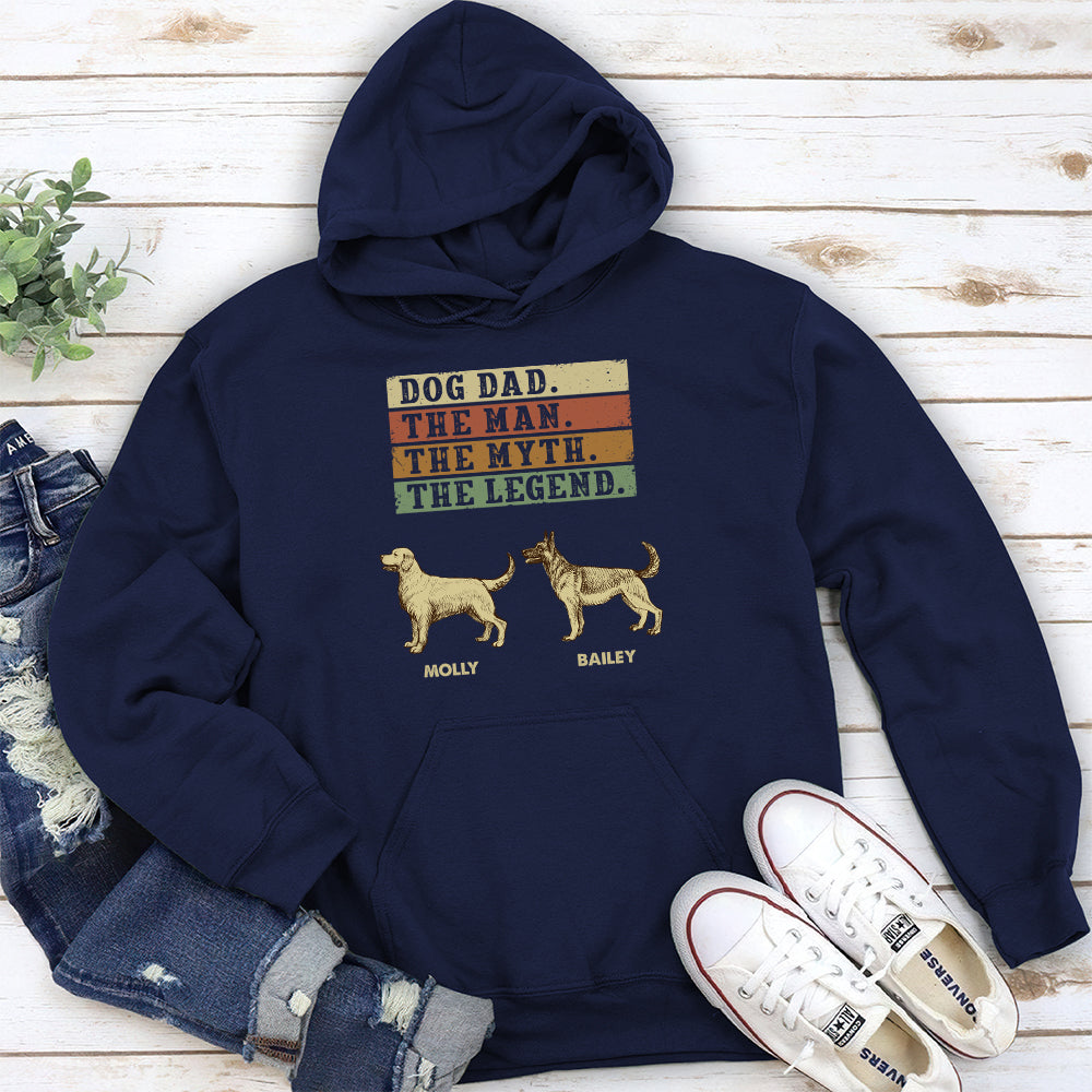 Man Myth Legend - Customizable Personalized Hoodie for Pet Lovers