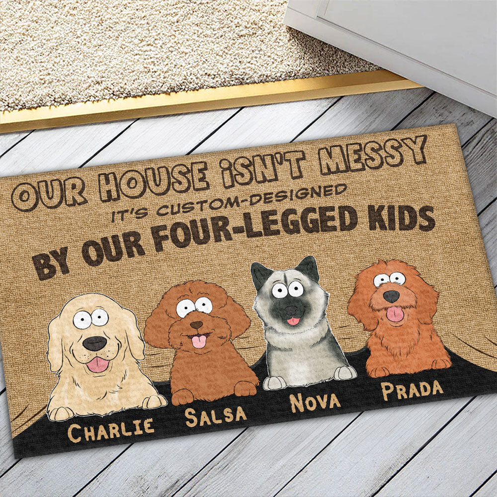 Personalized Pet - Themed Custom Doormat: A Warm Welcome for Pet Lovers