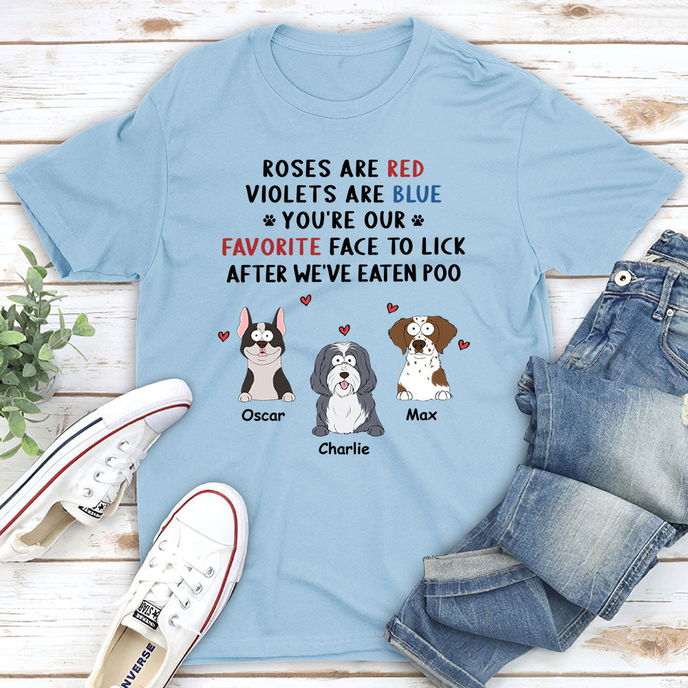 Personalized Custom Unisex 'Eaten Poo' T-shirt - Ideal Gift for Pet Lovers
