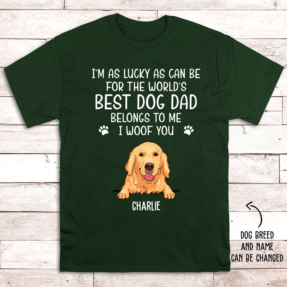 Lucky Personalized Unisex Custom T-shirt - Ideal Gift for Pet Lovers
