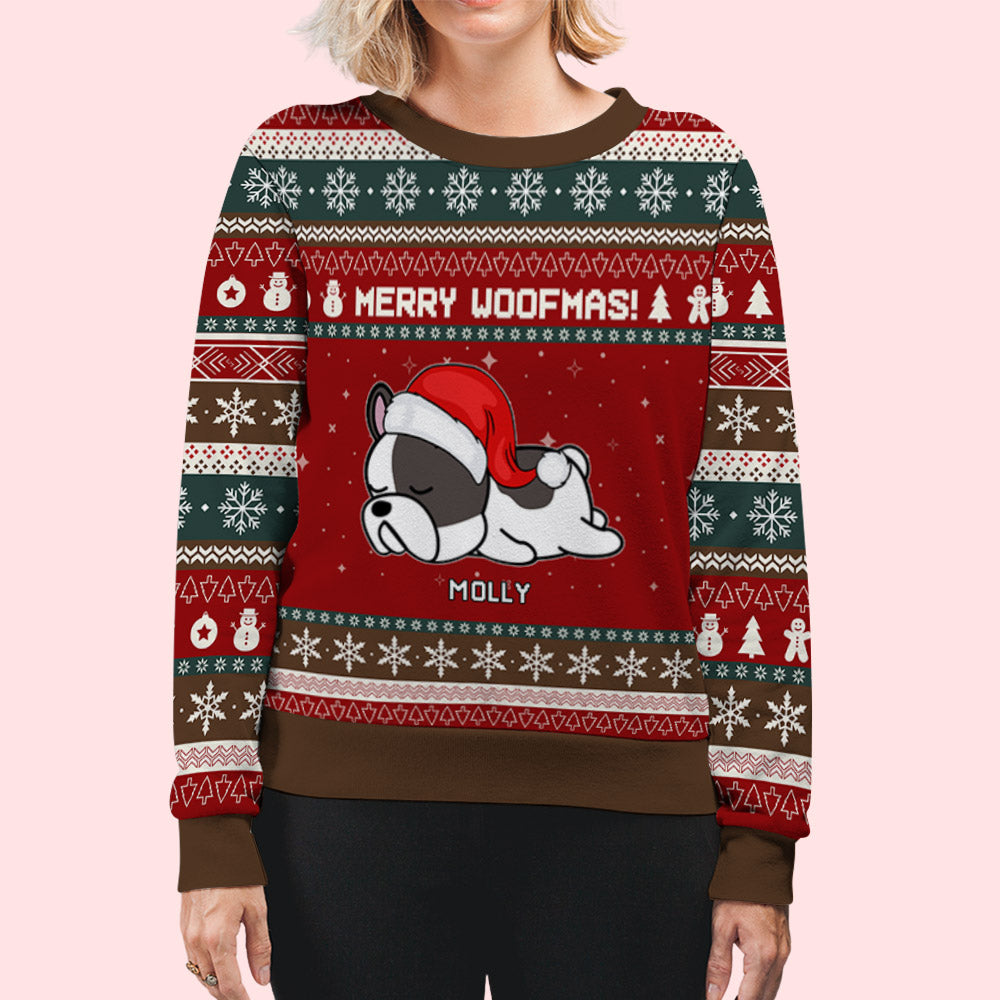 Wonderful Mom - Customizable All-Over Print Personalized Sweatshirt for Pet Lovers