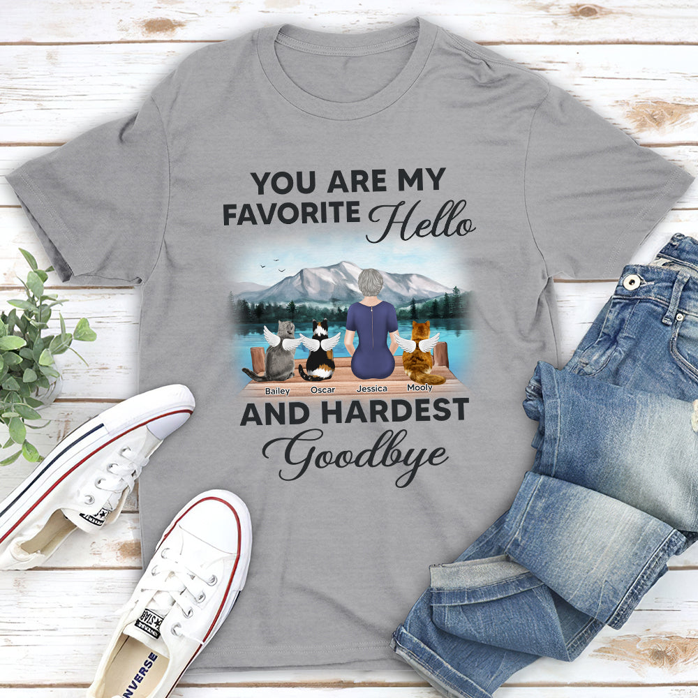 Personalized Memorial Cat Unisex T-shirt - A Cherished Keepsake