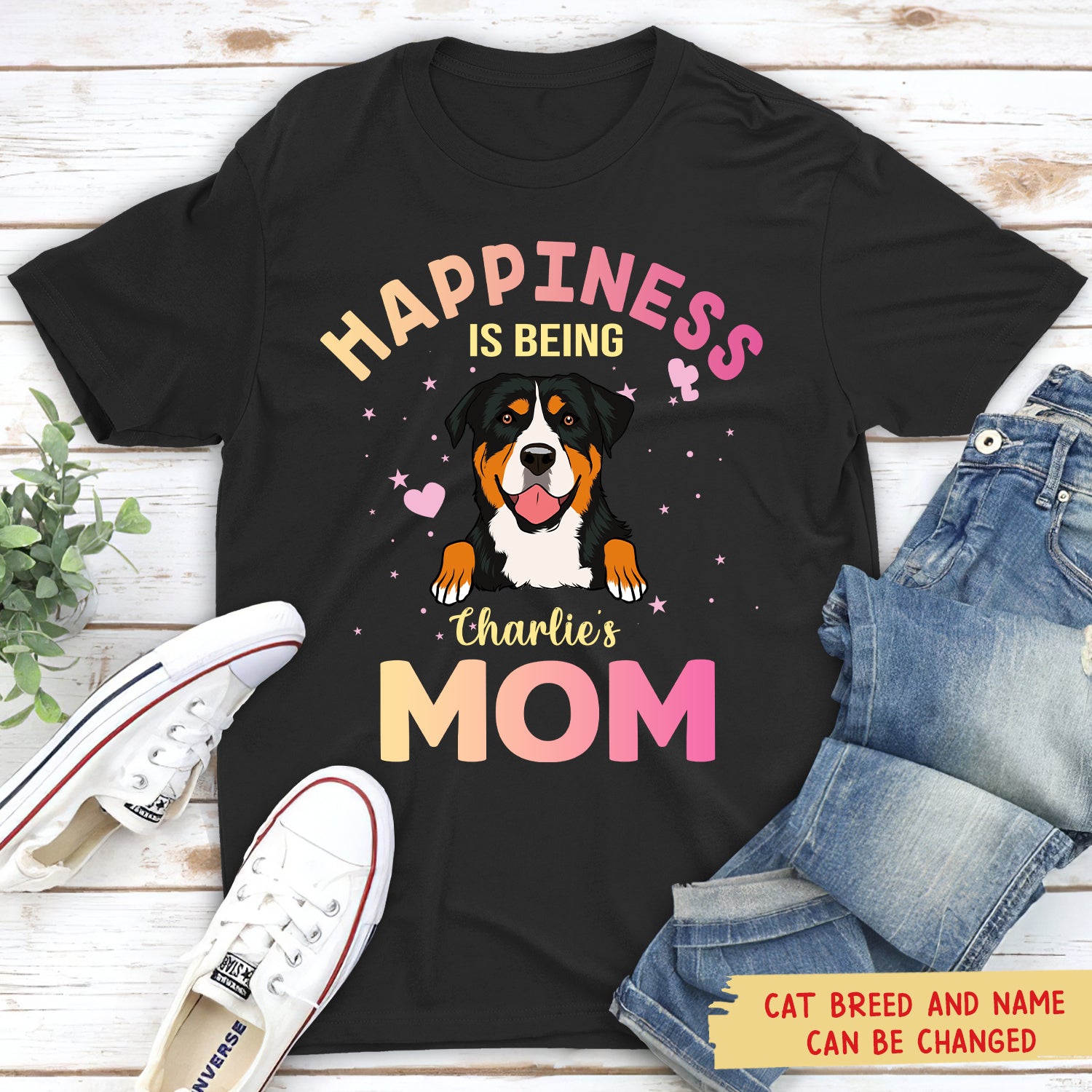 Personalized Unisex 'Being A Dog Mom' T-shirt - Ideal Gift for Pet Lovers