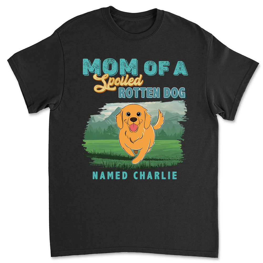 Customizable Unisex T-shirt for Proud Dads of Spoiled Dogs