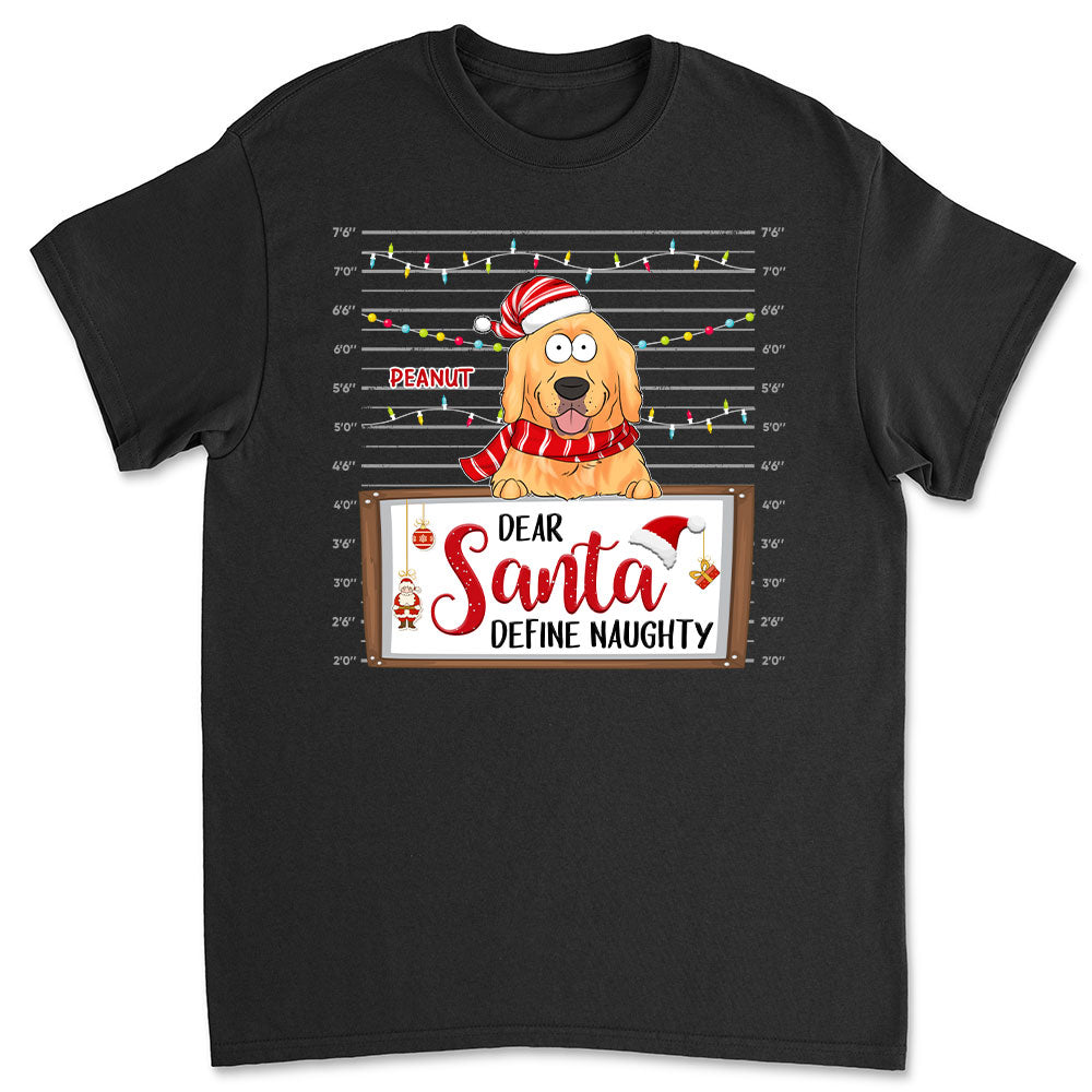 Define Naughty - Customizable Unisex Personalized Pet Lover T-shirt