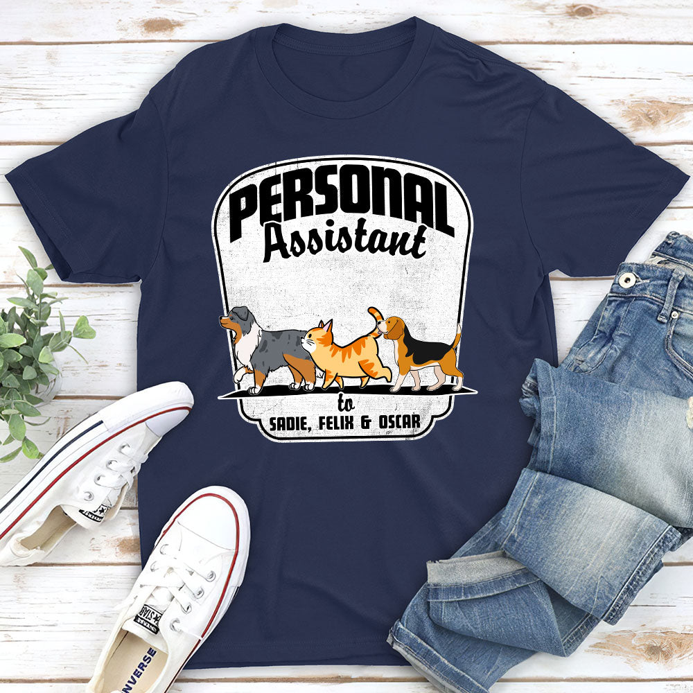 Customizable Premium Pet Lover Personal Assistant T-shirt