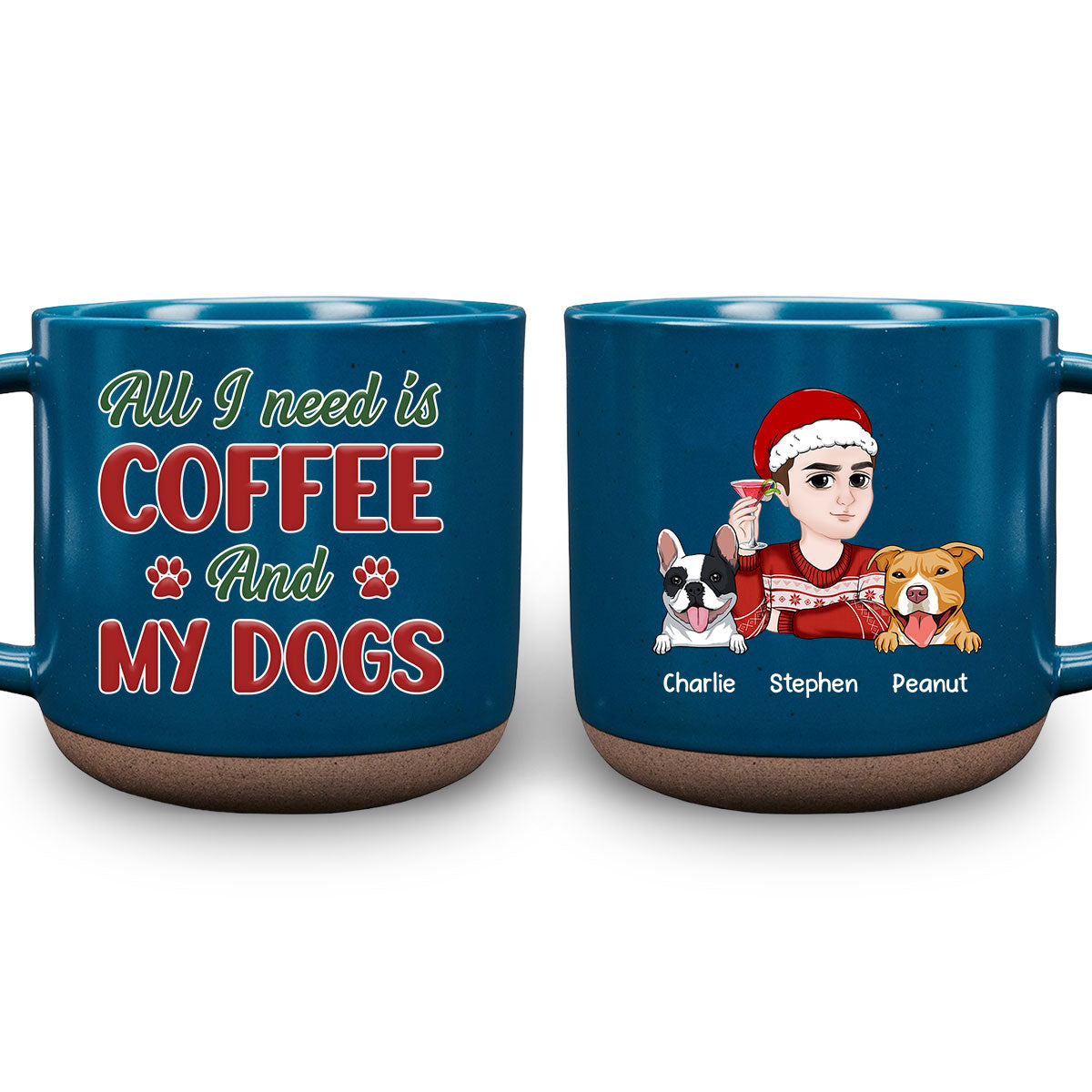 Personalized Custom 'All I Need Is My Dog' Ceramic Mug