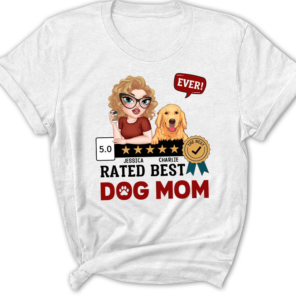 Top-Rated Personalized Custom Women's T-shirt for Dog Moms