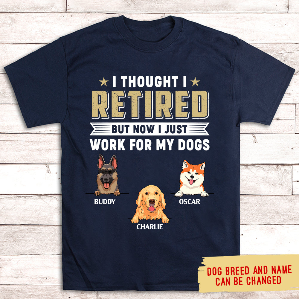 Retired in Style - Personalized Custom Unisex Pet Lover T-shirt