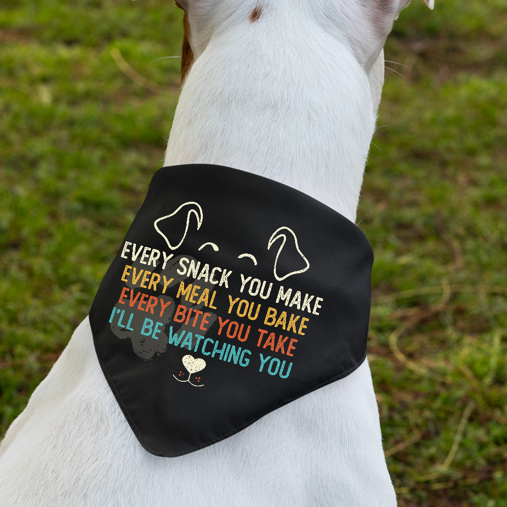 Stylish 'I'll Be Watching You' Dog Bandana - Perfect Gift for Your Furry Friend