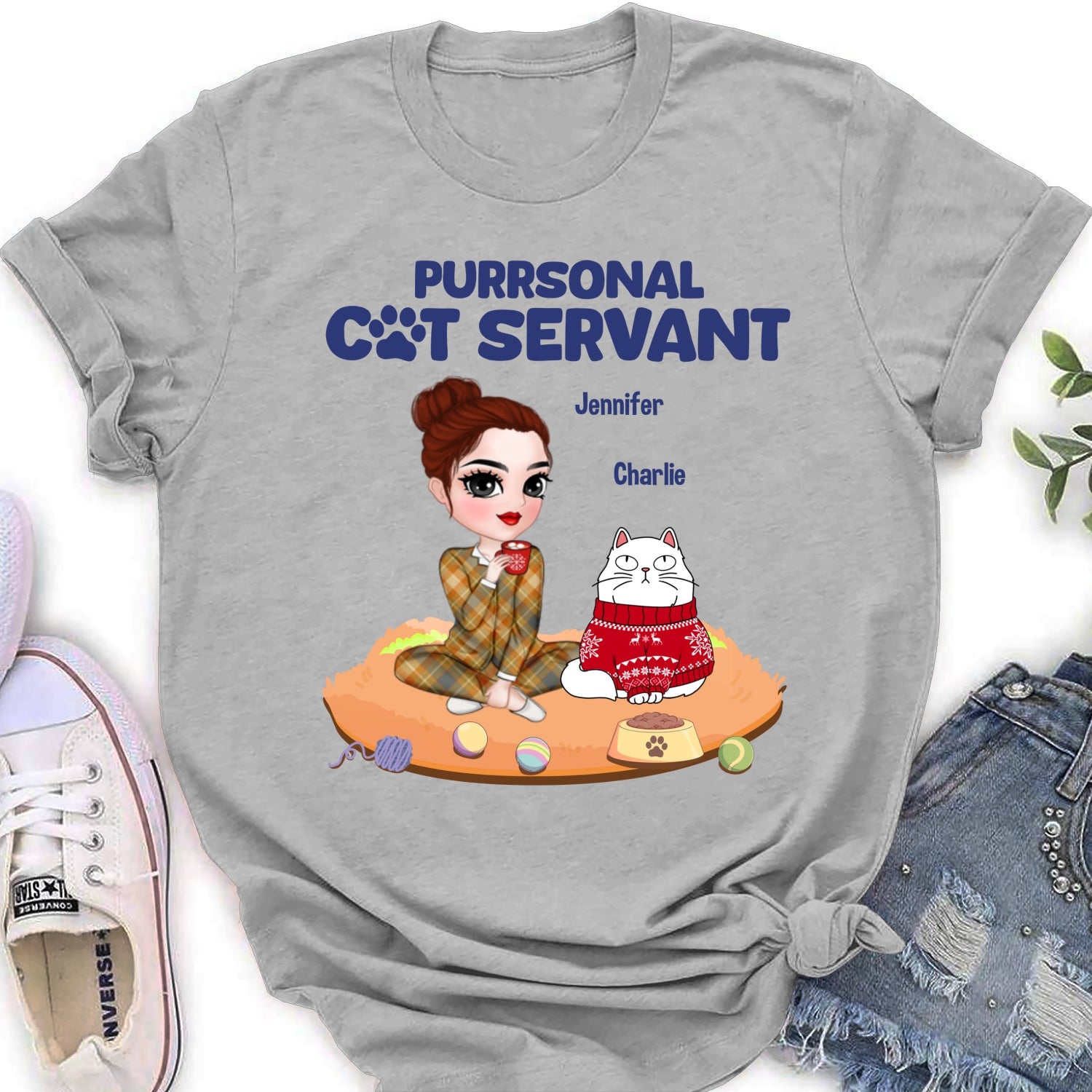 Purrsonal - Customizable Women's Personalized Pet Lover T-Shirt