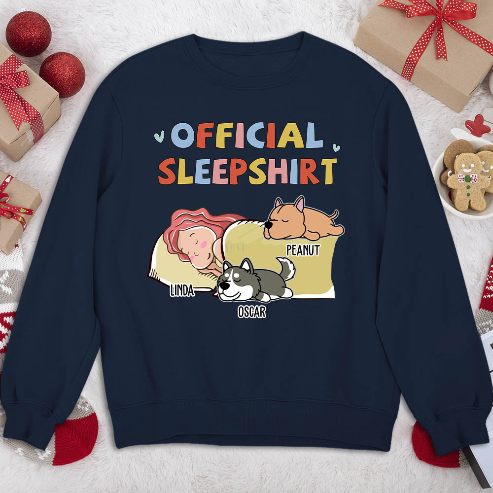 Sleeping Dog Customizable Version 2 Personalized Sweatshirt - Ideal for Pet Lovers