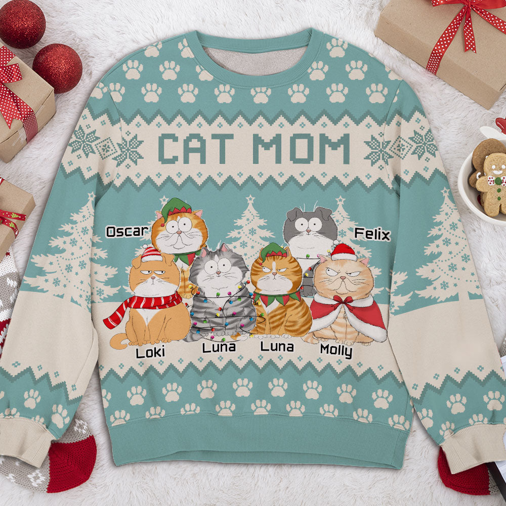 Paw Forest - Exclusive Personalized All-Over Print Sweatshirt for Pet Lovers