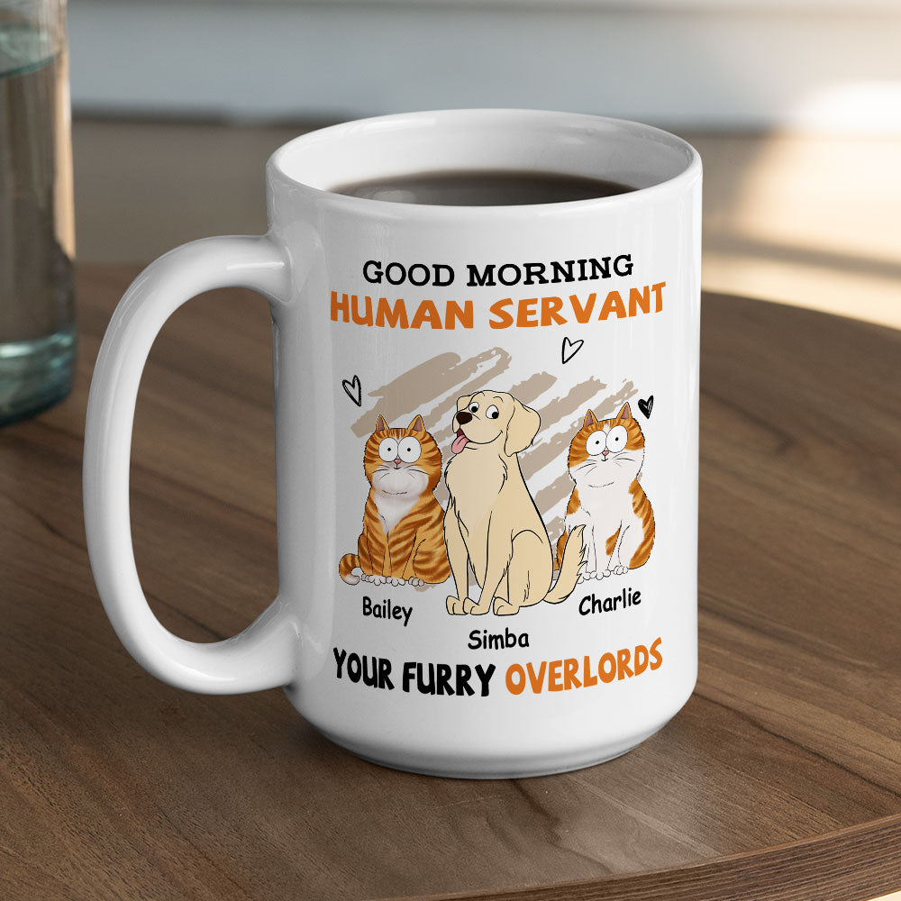 Personalized Pet Lover's Good Morning Custom Coffee Mug