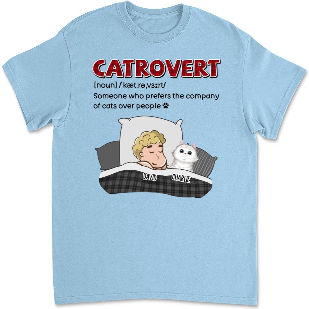 Catrovert - Customizable Unisex Personalized T - shirt for Pet Lovers