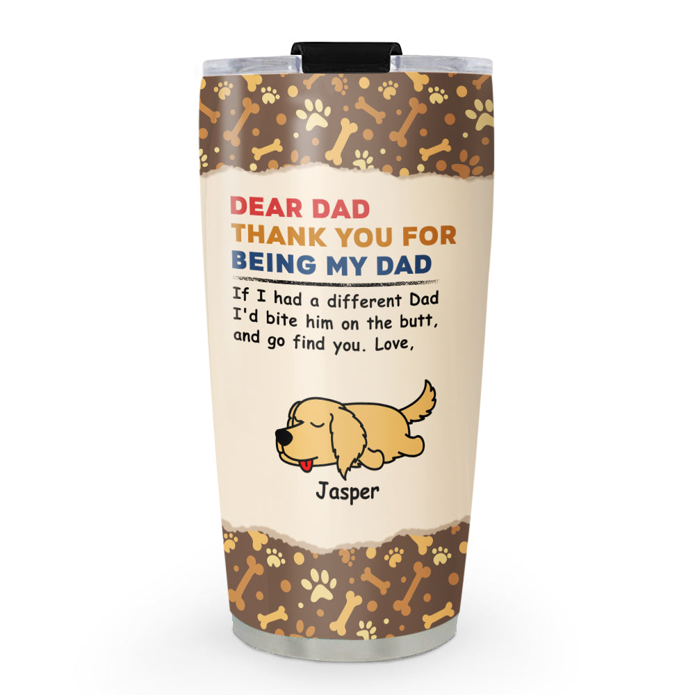 Personalized Custom 'Bite The Butt' Tumbler - Express Your Style