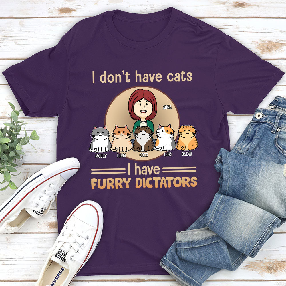 My Furry Dictators - Customizable Unisex Personalized T - shirt for Pet Lovers