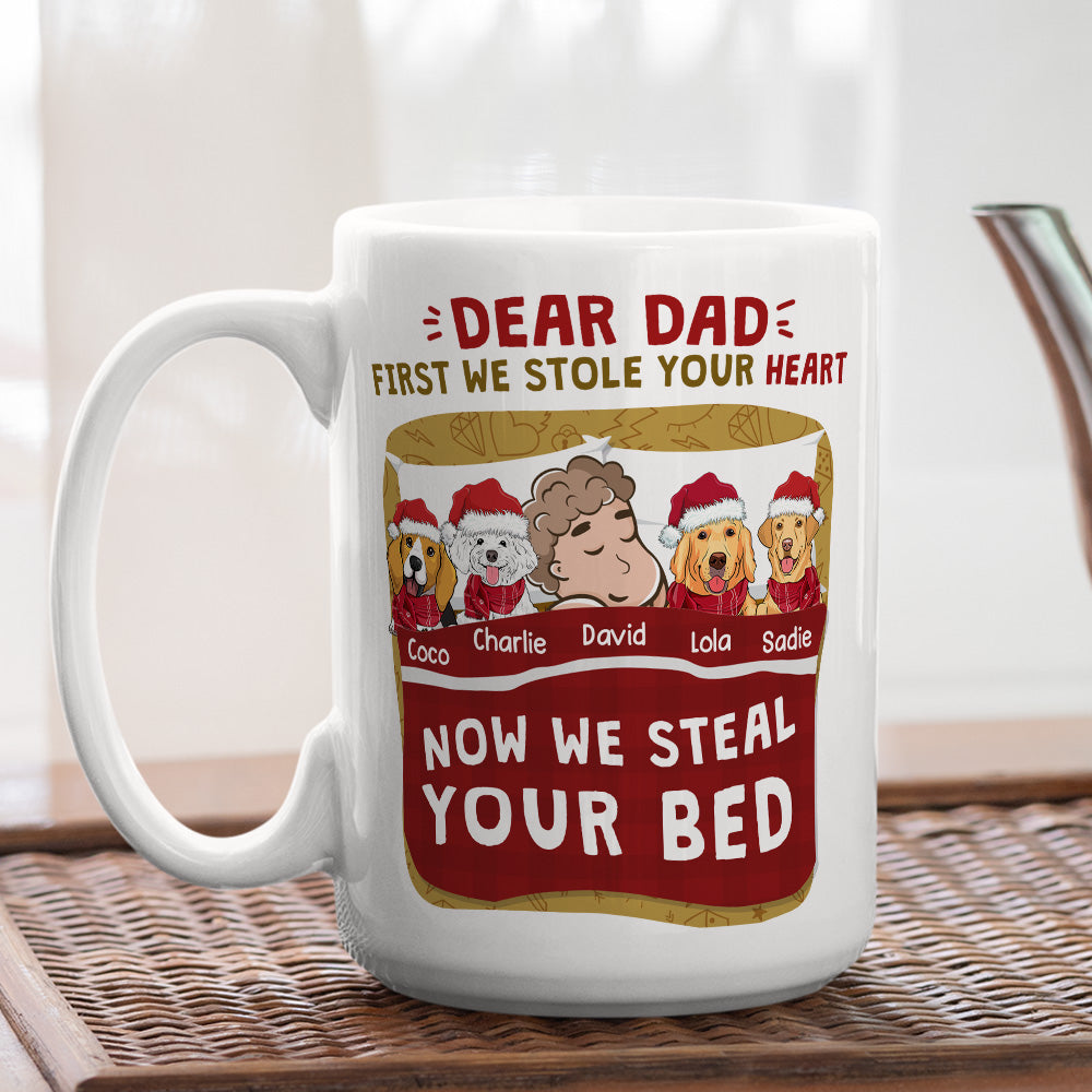 Personalized Dog Mom and Dad Custom Coffee Mug - Steal Their Hearts