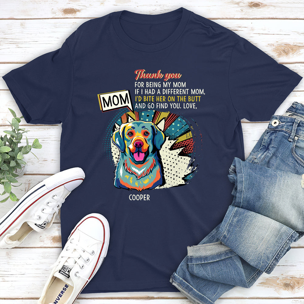 Personalized Custom Unisex 'I Would Bite Her On The Butt' T-shirt for Pet Lovers