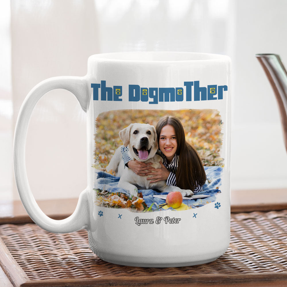 Personalized Custom 'I Am The Dogmother' Photo Coffee Mug - Ideal Gift