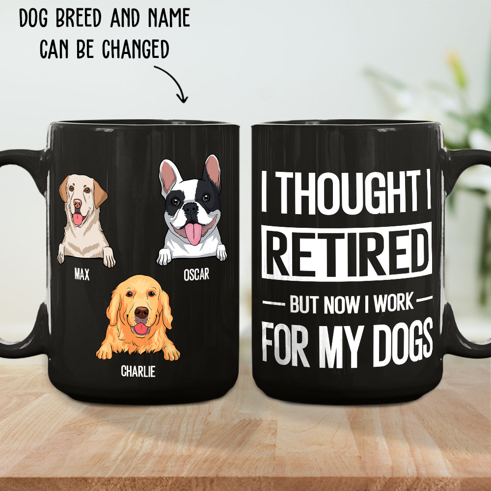 Customizable Personalized Coffee Mug - Ideal Gift for Dog Lovers