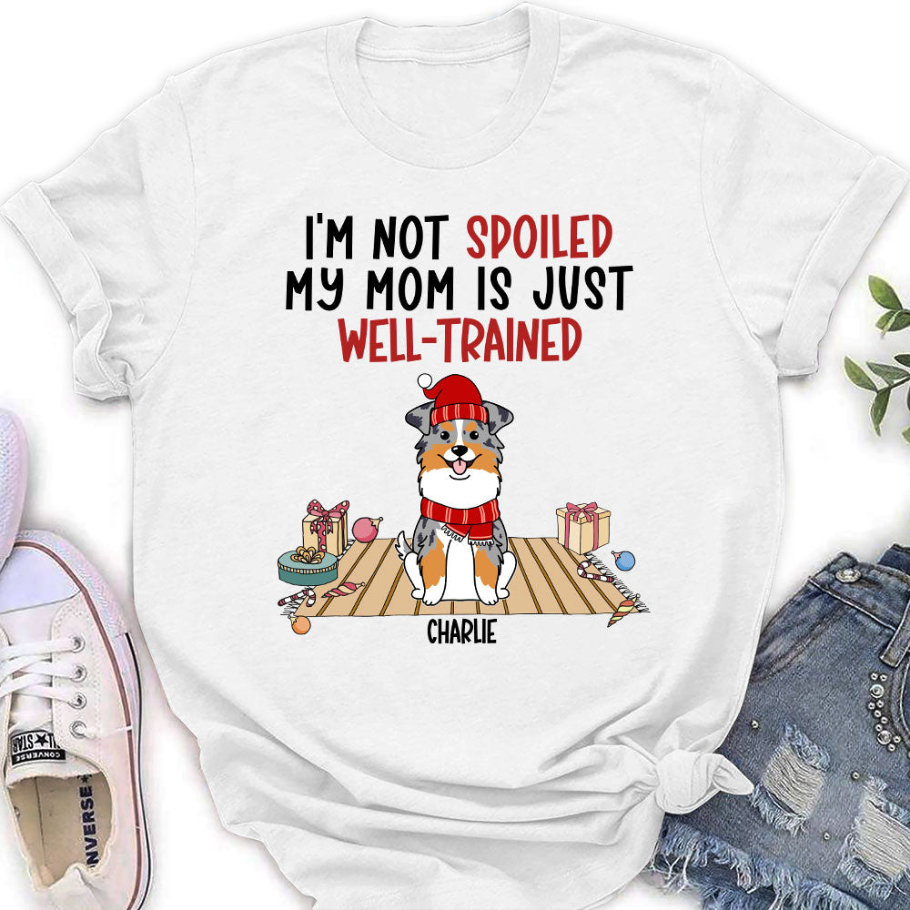 Well Trained Mom - Customizable Personalized Women's Pet Lover T-shirt