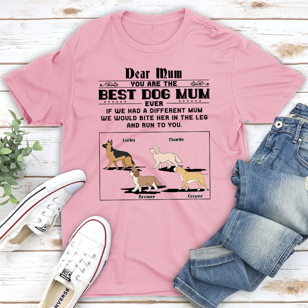 Personalized Unisex 'Bite The Leg' Pet Lover T-shirt