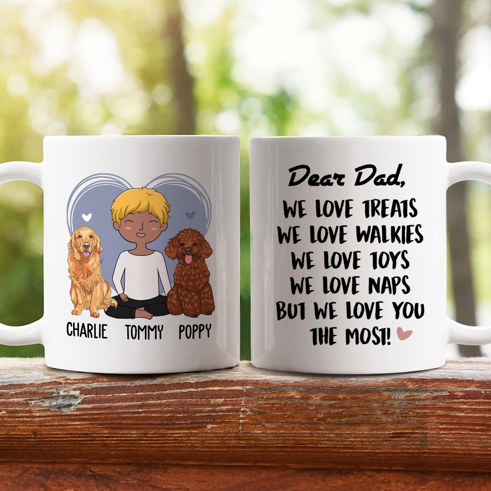 Top - Loved Personalized Custom Coffee Mug for Pet Lovers