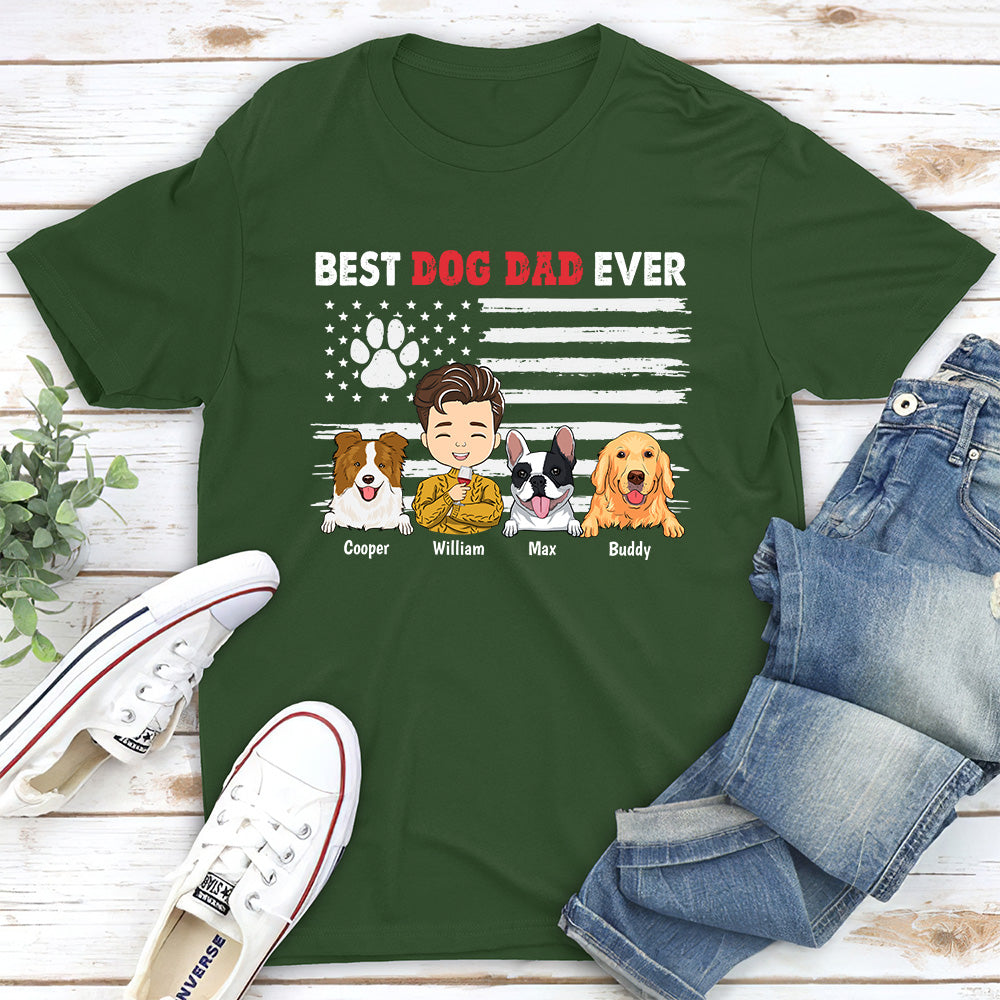 My Best Dad - Customizable Unisex Personalized T-shirt for Pet Lovers