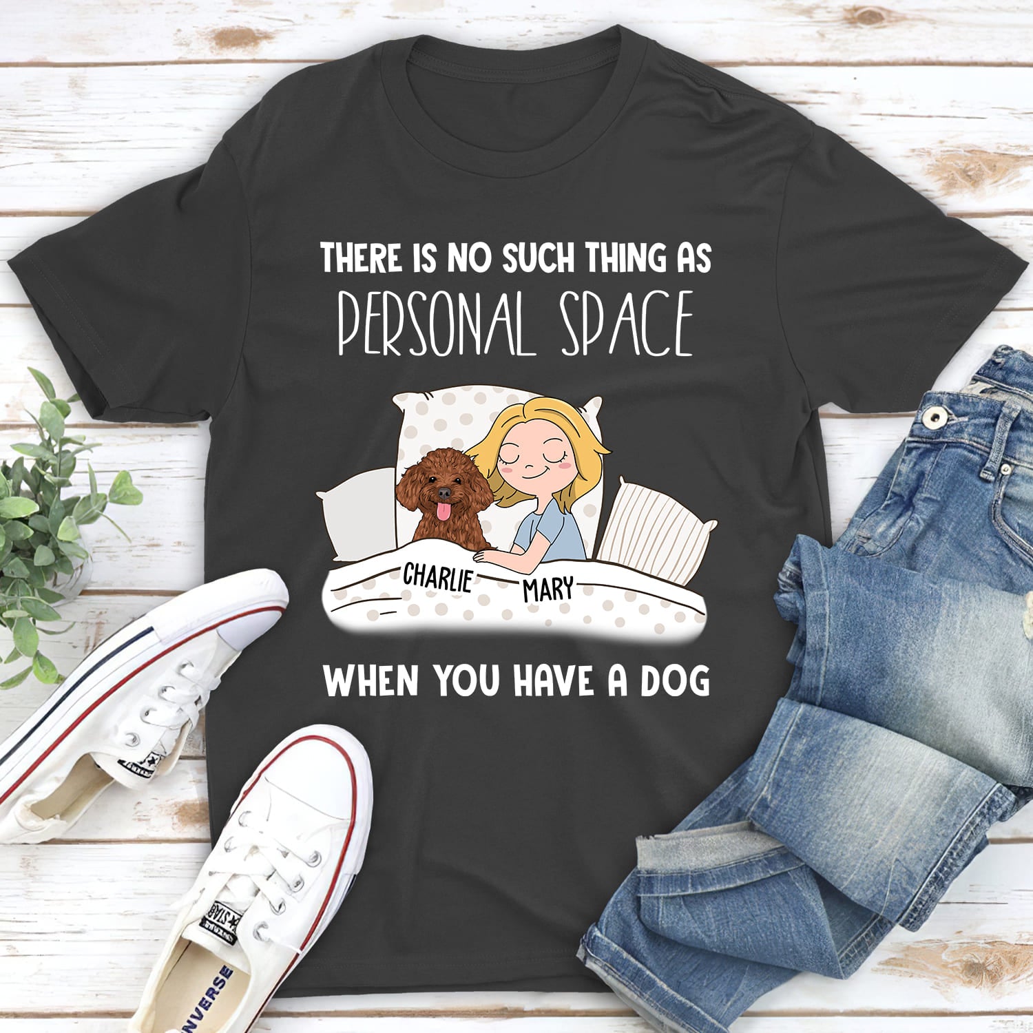 Personalized Custom Unisex Dog Lover T-shirt - Ideal Gift for Pet Enthusiasts