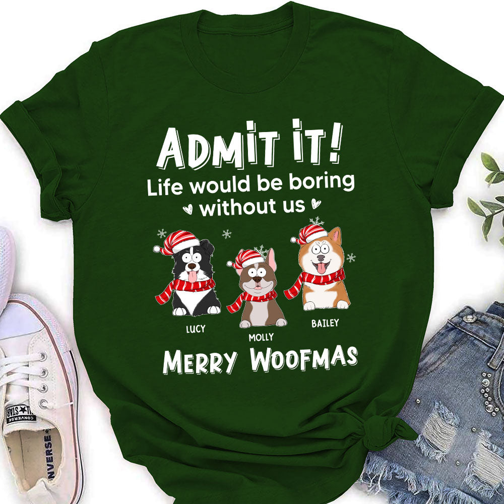 Funny Peeking Admit - Customizable Personalized Women's Pet Lover T-shirt