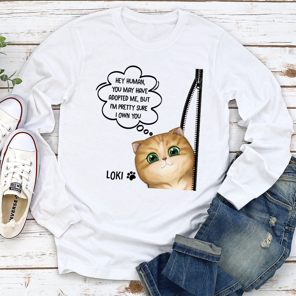 Personalized Custom Long Sleeve T-shirt - Ideal Gift for Pet Lovers