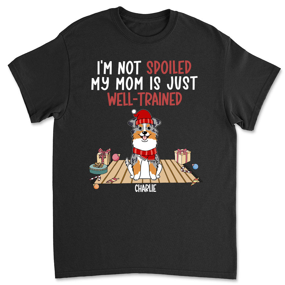 Customizable Unisex Well - Trained Dog Dad T - shirt: Ideal Gift for Pet Lovers