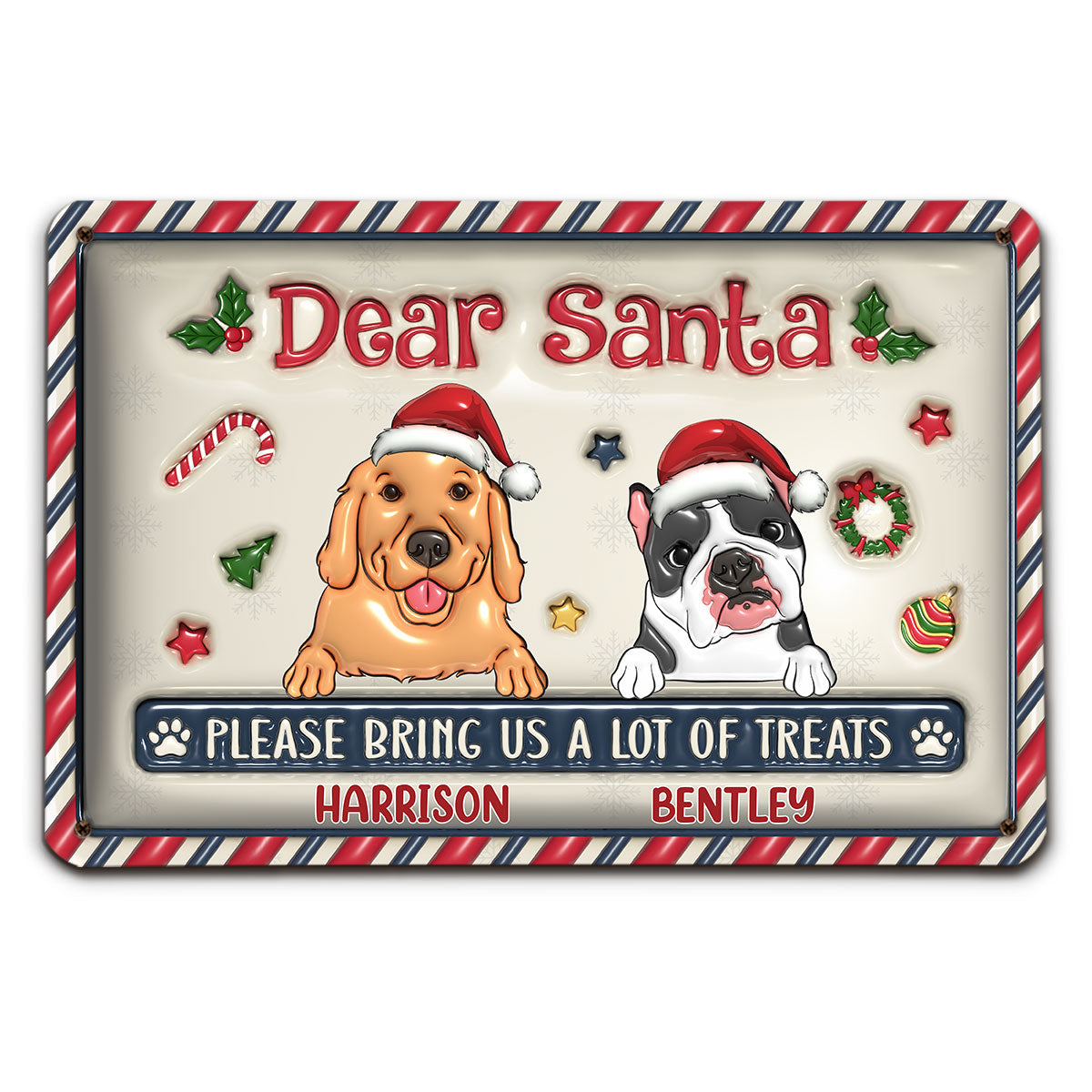 Personalized 3D Inflated Effect Metal Sign: Bring Your Special Message Home