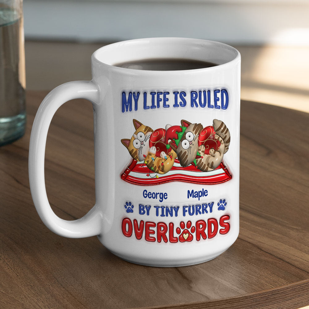 Personalized 3D Inflated Effect Cute Furry Overlords Mug