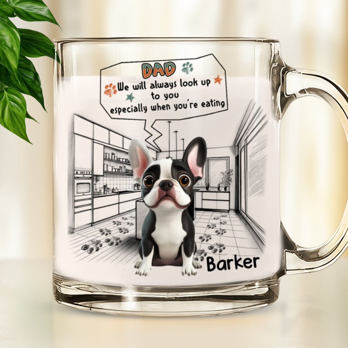 Personalized Custom Glass Mug - A Unique Drinking Companion