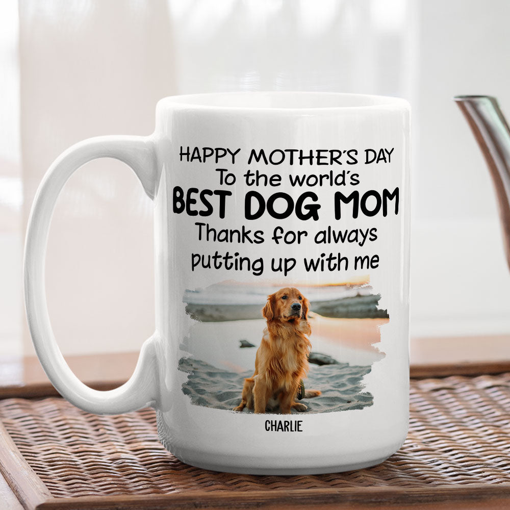 Personalized Custom Thanks For Putting Up Coffee Mug - Ideal Gift for Pet Lovers